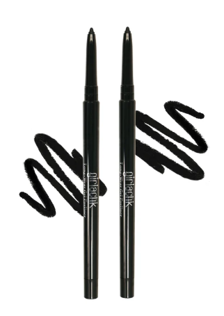 Girlactik Long Wear Gel Eyeliner, Pure Black or Pure Brown, 0.012 fl oz, 2-pack