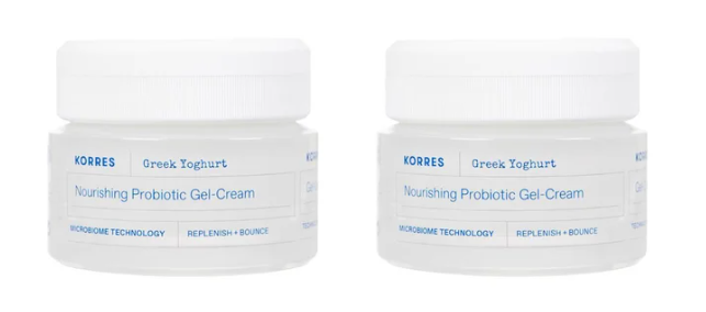 KORRES Greek Yoghurt Nourishing Probiotic Gel-Cream, 1.35 fl oz, 2-pack