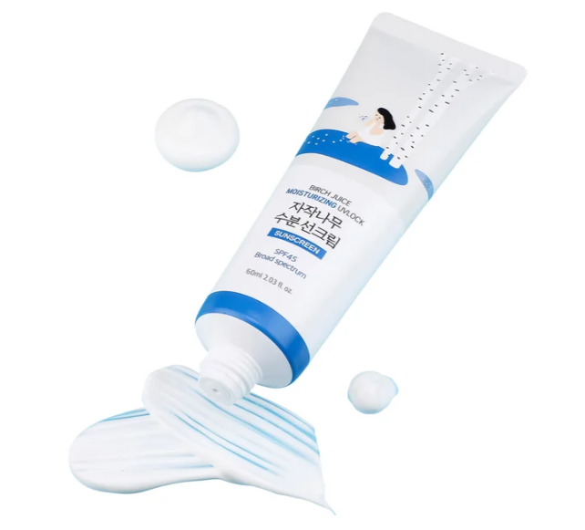 Round Lab Birch Juice Moisturizing UVLock SPF 45 Broad Spectrum, 2.03 fl oz, 2-pack