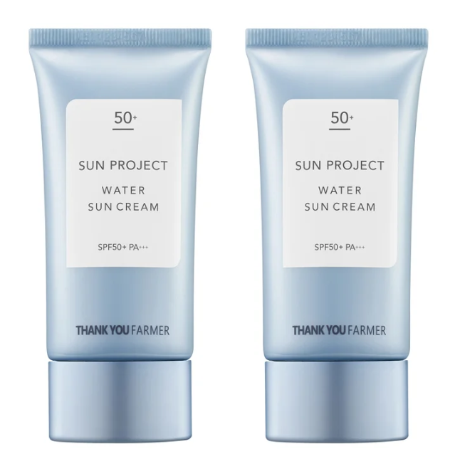 Thank You Farmer Sun Project Water Sun Cream SPF 50+ 1.75 fl oz, 2-pack