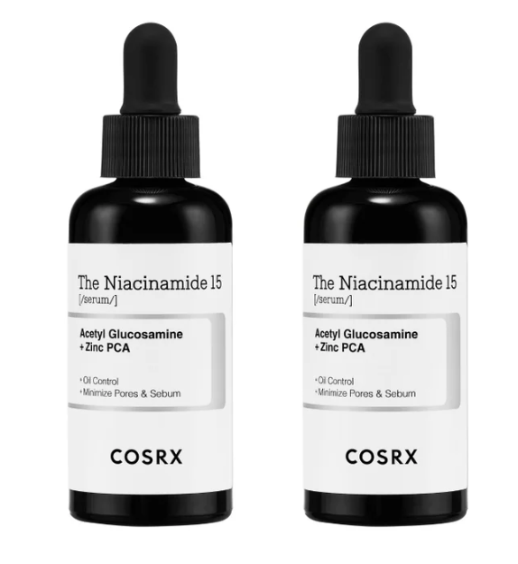 COSRX The Niacinamide 15 Serum, 1.01 fl oz, 2-pack