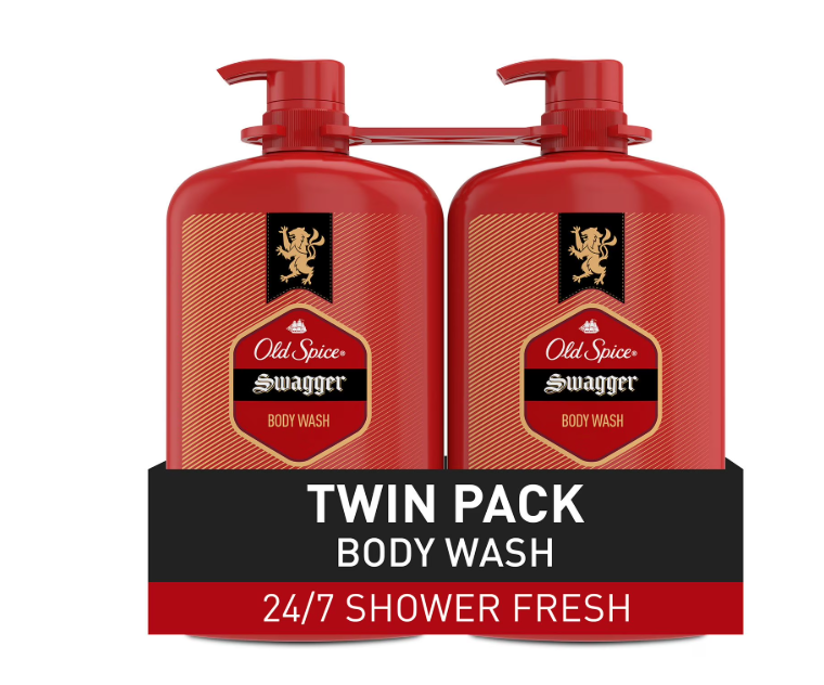 Old Spice Swagger Scent of Cedarwood Men's Body Wash, 33.4 fl. oz., 2 pk.