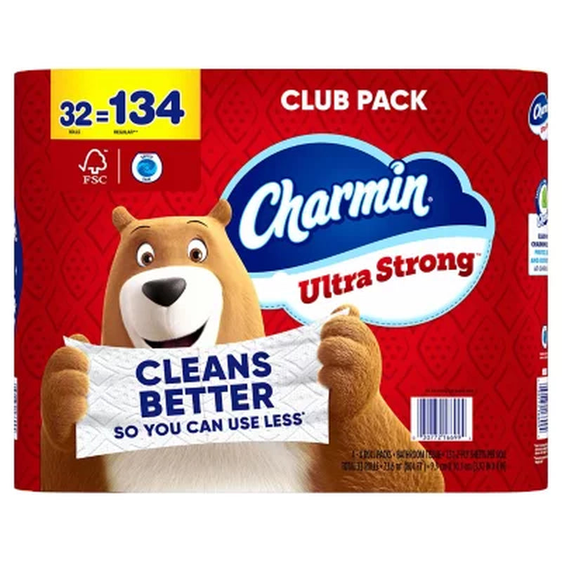 Charmin Ultra Strong 2-Ply Toilet Paper 32 Rolls, 231 Sheets/Roll
