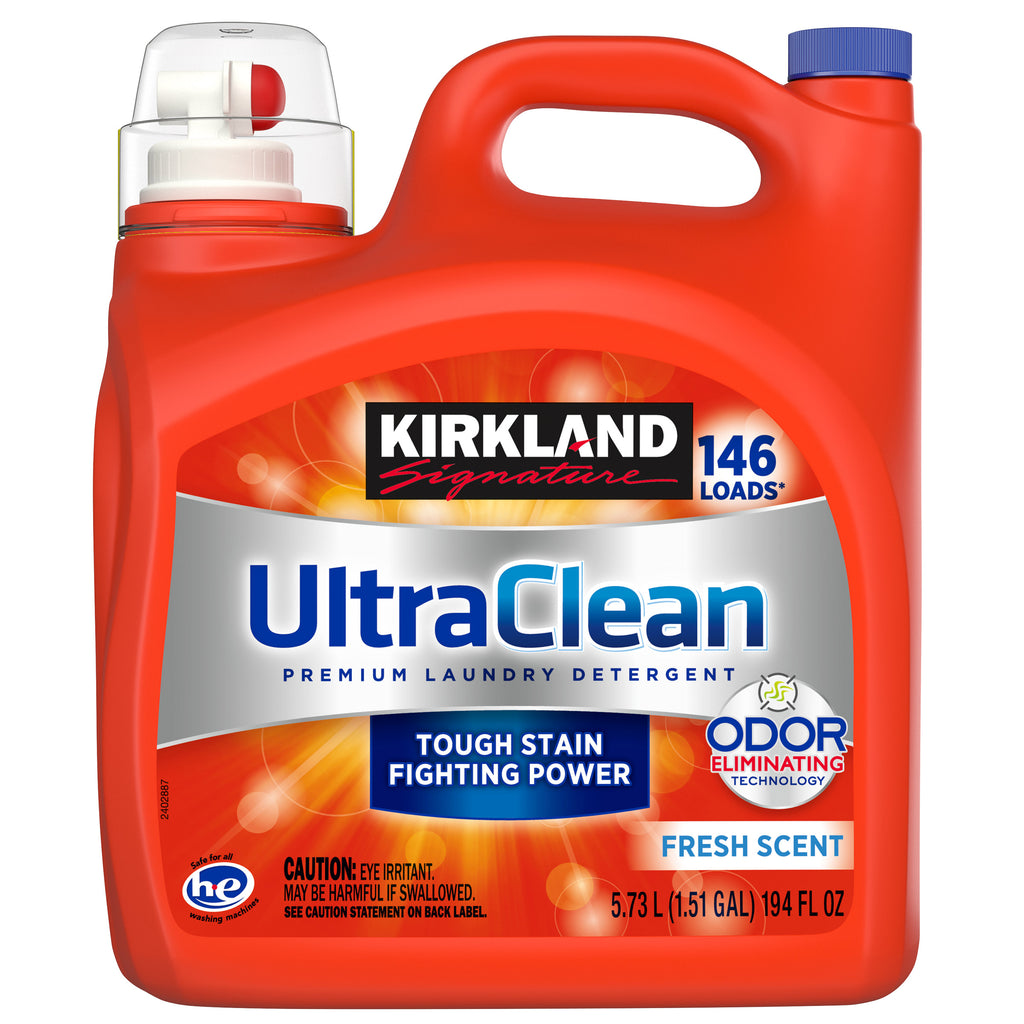 Ultra Clean HE Liquid Laundry Detergent, 146 Loads, 194 Fl Oz