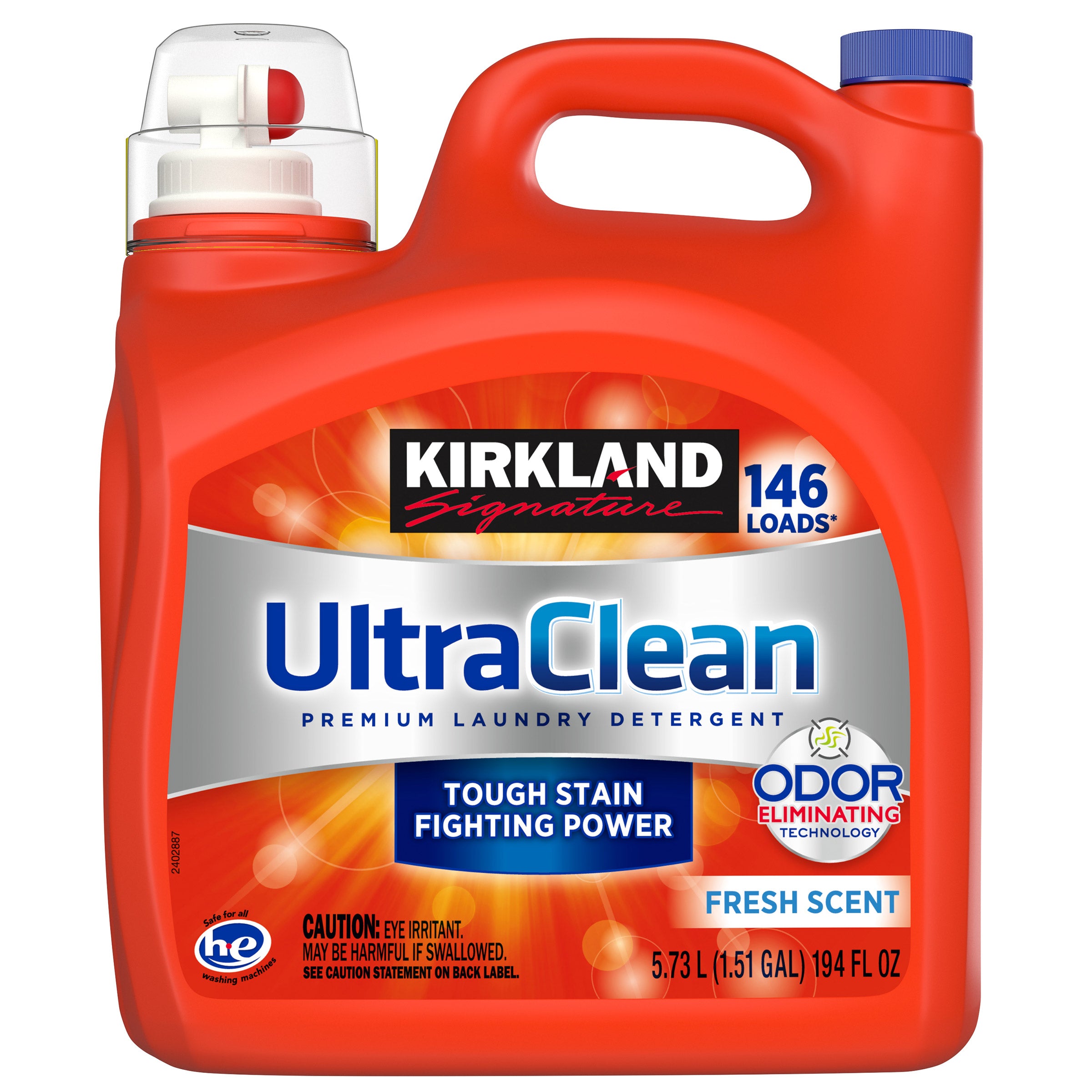 Ultra Clean HE Liquid Laundry Detergent, 146 Loads, 194 Fl Oz