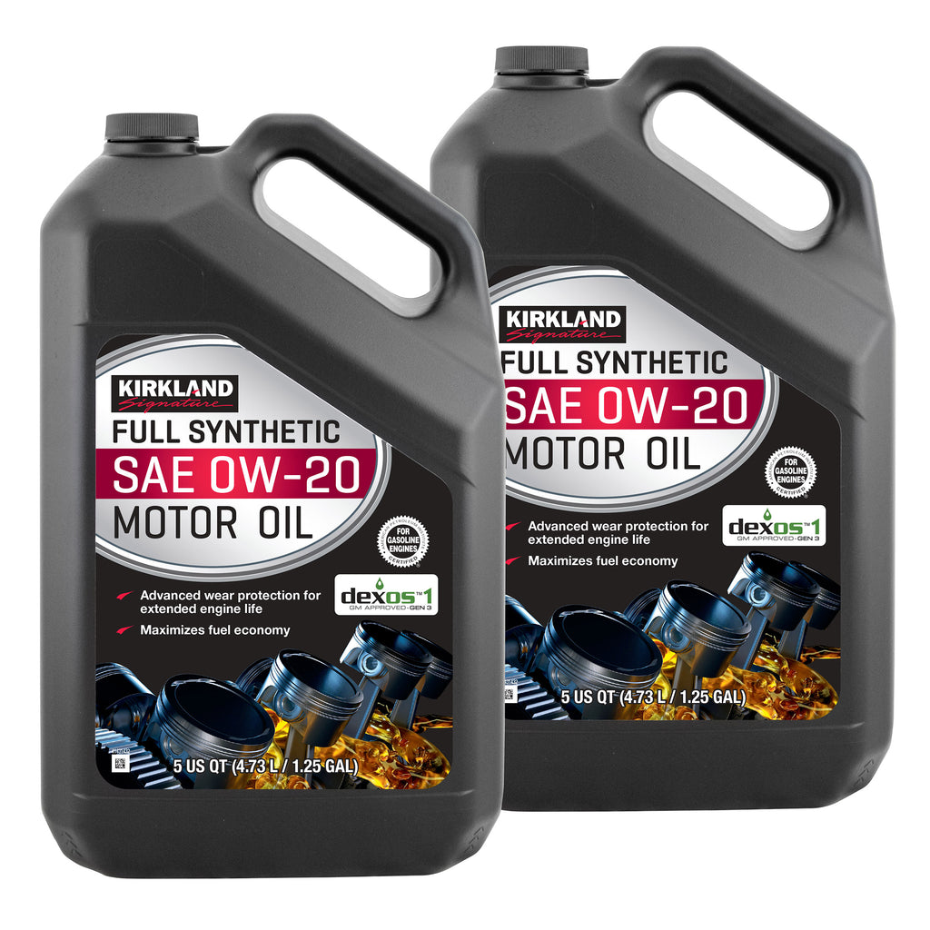 0W-20 Full Synthetic Motor Oil 5-Quart, 2-Pack