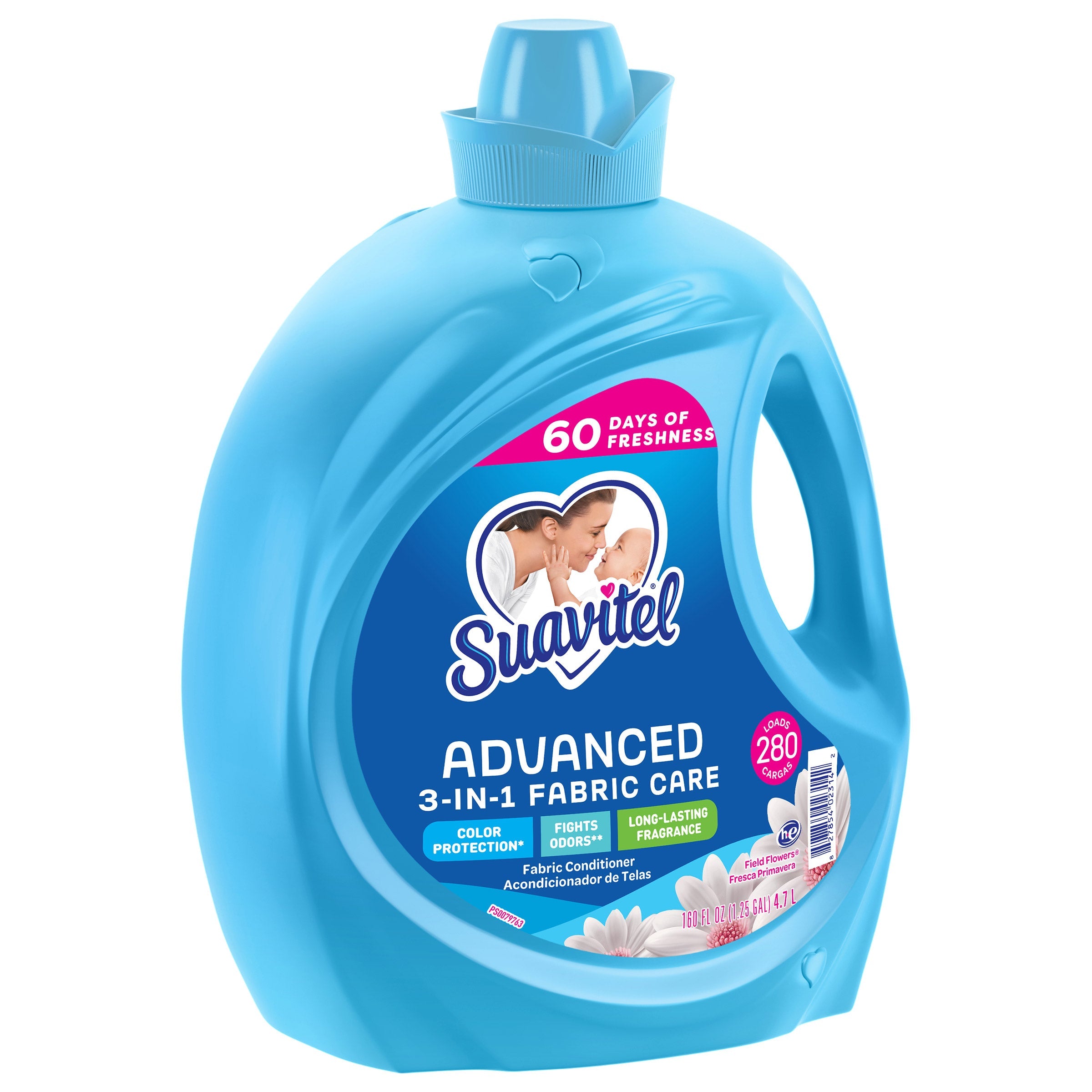 Advanced Liquid Fabric Conditioner, Field Flowers, 280 Loads, 160 Fl Oz