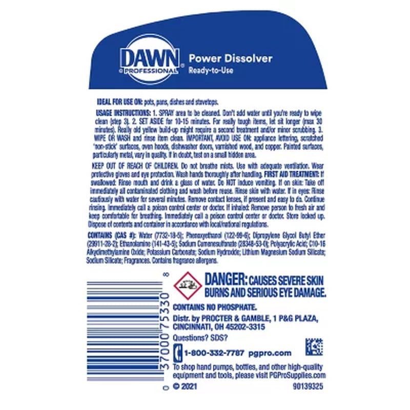 Dawn Professional Liquid Power Dissolver, 32 Fl. Oz.
