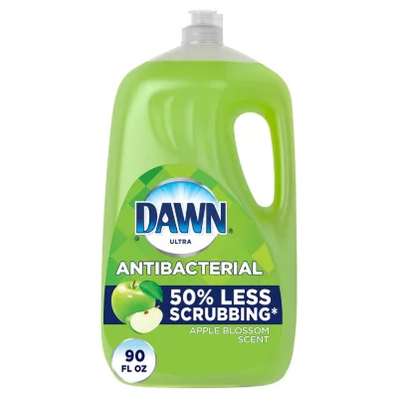 Dawn Ultra Antibacterial Hand Soap, Apple Blossom Scent, 90 Fl. Oz.