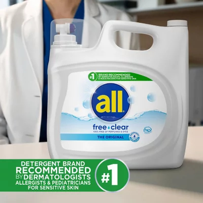 All Free Clear Liquid Laundry Detergent, the Original, 166 Loads, 250 Fl. Oz.