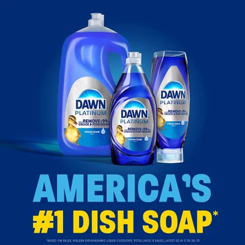 Dawn Platinum EZ- Squeeze Liquid Dish Soap, Lemon, 3 Ct., 61.5 Fl. Oz.