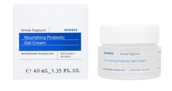 KORRES Greek Yoghurt Nourishing Probiotic Gel-Cream, 1.35 fl oz, 2-pack