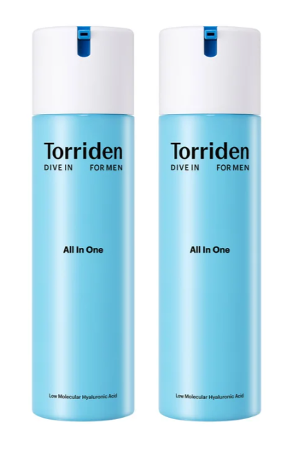 Torriden Dive In for Men All In One Moisturizer, 7.05 oz, 2-pack