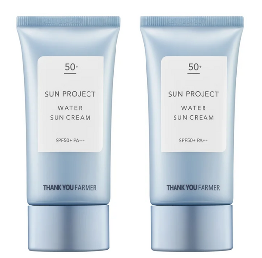 Thank You Farmer Sun Project Water Sun Cream SPF 50+ 1.75 fl oz, 2-pack