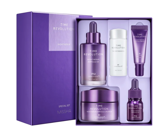 MISSHA Time Revolution Night Repair, 5-piece Set