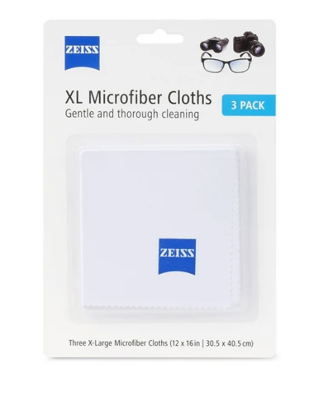 ZEISS Jumbo Microfiber Cleaning Cloths, 3 pk.