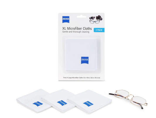 ZEISS Jumbo Microfiber Cleaning Cloths, 3 pk.