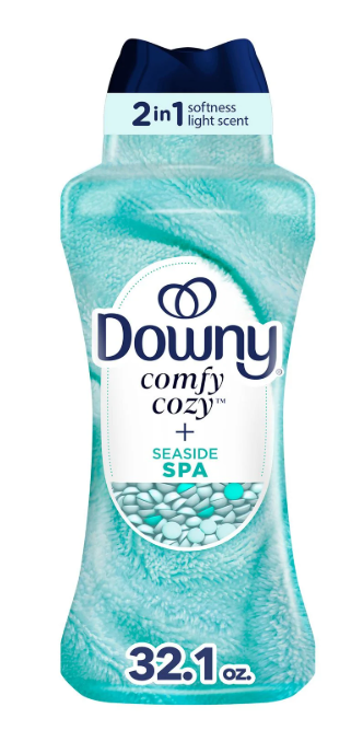 Downy Comfy Cozy In-Wash Laundry Scent Booster Beads, Seaside Spa Scent, 32.1 oz