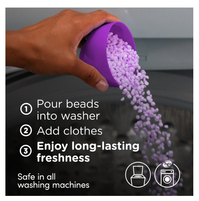 Downy Unstopables In-Wash Laundry Scent Booster Beads, Lush, 39.9 oz