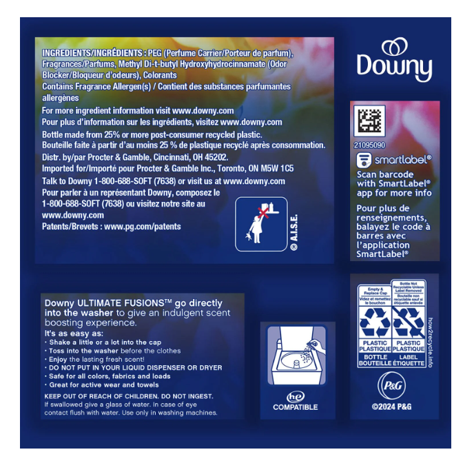 Downy Ultimate Fusions In-Wash Scent Booster Beads, Whimsical Wonder, 24.5 oz.