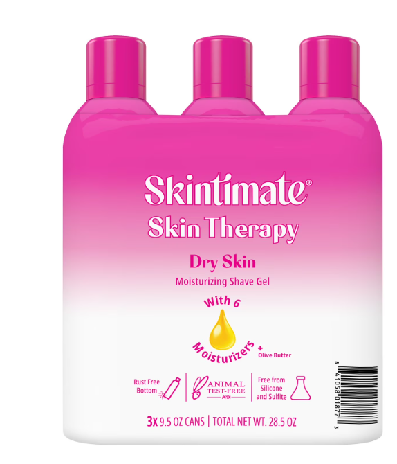 Skintimate Skin Therapy Dry Skin Shave Gel. 9.5 oz., 3 pk. S