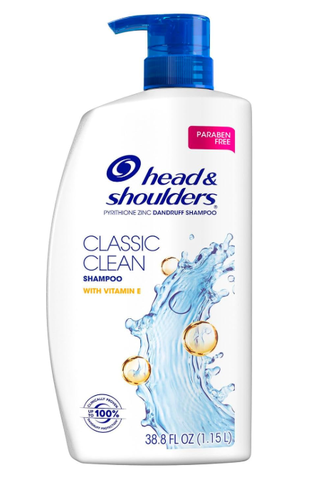 Head & Shoulders Anti-Dandruff with Vitamin E Shampoo, Classic Clean (38.8 fl oz)