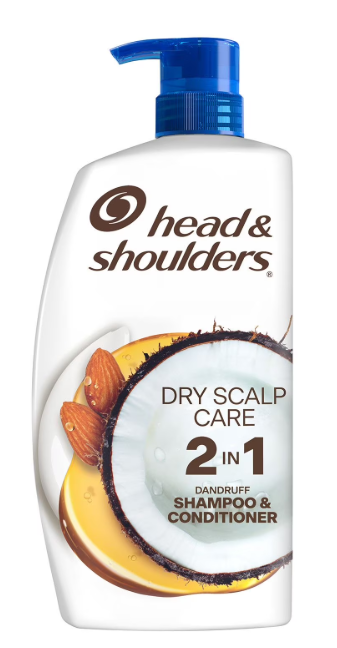 Head & Shoulders 2-in-1 Dry Scalp Care Shampoo and Conditioner, 38.8 fl. oz.