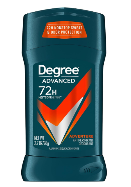 Degree for Men Advanced Protection Antiperspirant, Adventure, 2.7 oz., 5 pk.