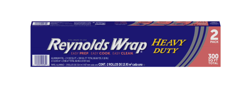 Reynolds Wrap Heavy Duty 18" Aluminum Foil, 300 sq. ft., 2 pk.