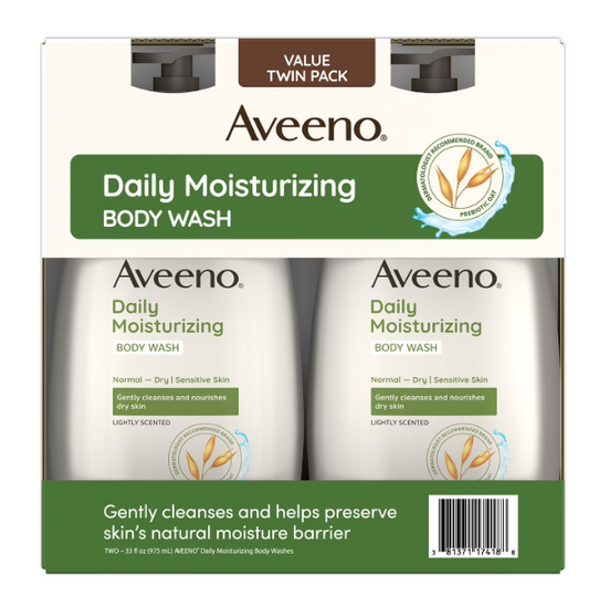 Aveeno Daily Moisturizing Body Wash, 33 fl. oz., 2 pk.