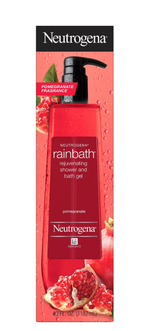 Neutrogena Rainbath Rejuvenating Shower and Bath Gel, Pomegranate, 40 fl. oz.