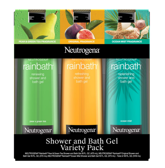 Neutrogena Rainbath Shower & Bath Gel, 16 fl. oz., 3 pk.