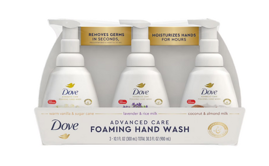 Dove Foaming Hand Wash Variety Pack, 10.1 fl. oz., 3 pk.