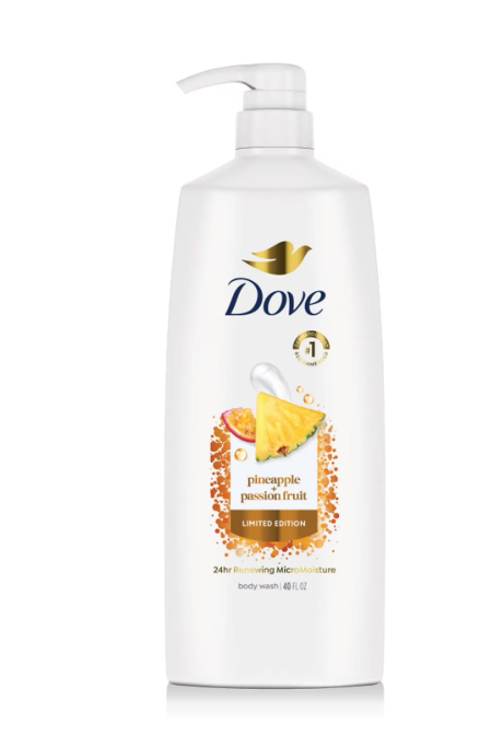 Dove Pineapple & Passion Fruit Body Wash, 40 fl. oz.