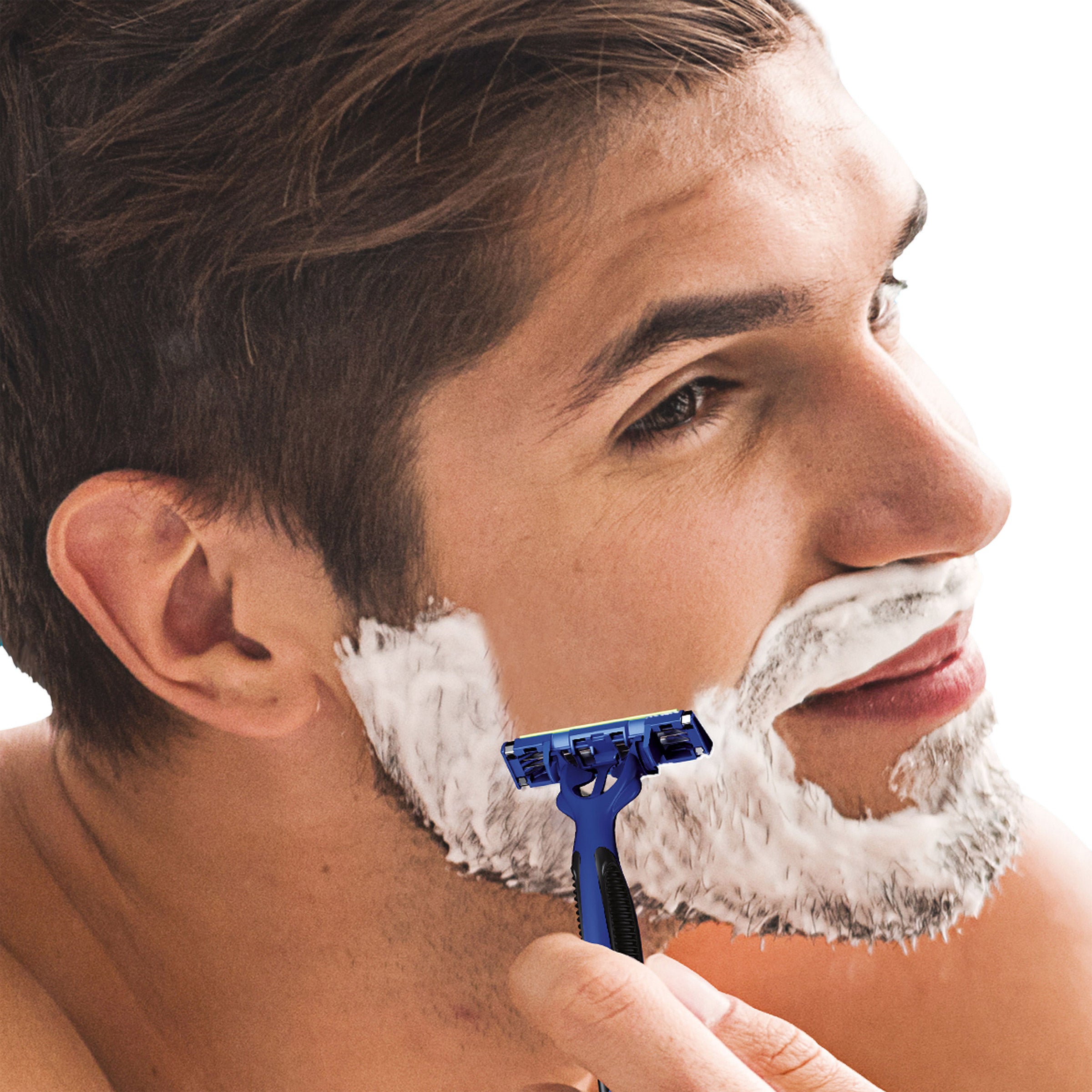 Custom Plus3 Disposable Razors Sensitive, 30-Count