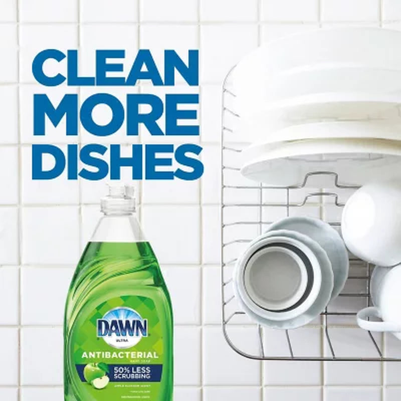 Dawn Ultra Antibacterial Hand Soap, Apple Blossom Scent, 90 Fl. Oz.