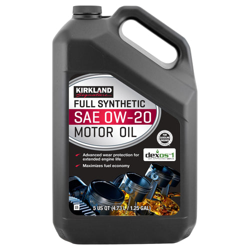 0W-20 Full Synthetic Motor Oil 5-Quart, 2-Pack
