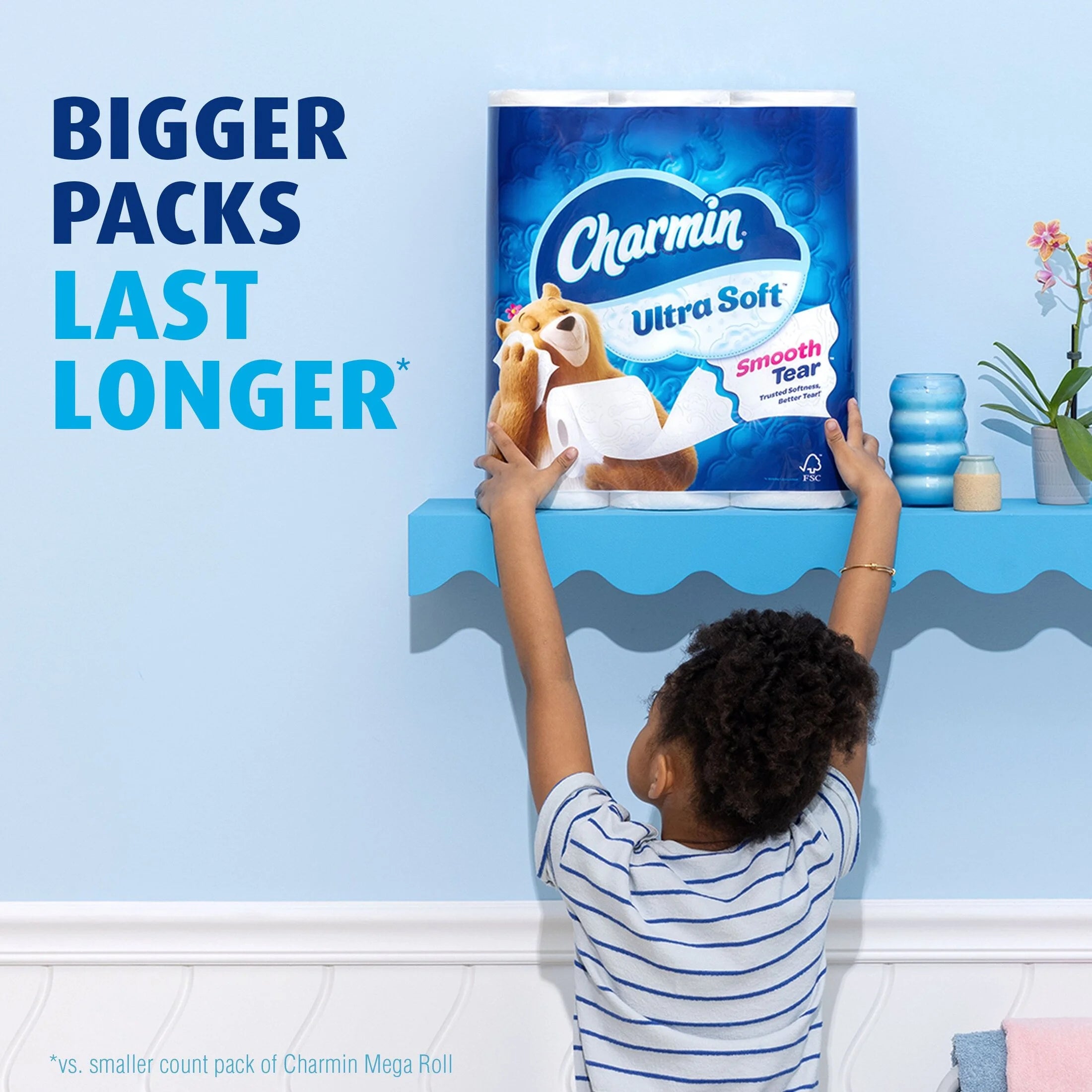 Toilet Paper Ultra Soft, 9 Mega Rolls