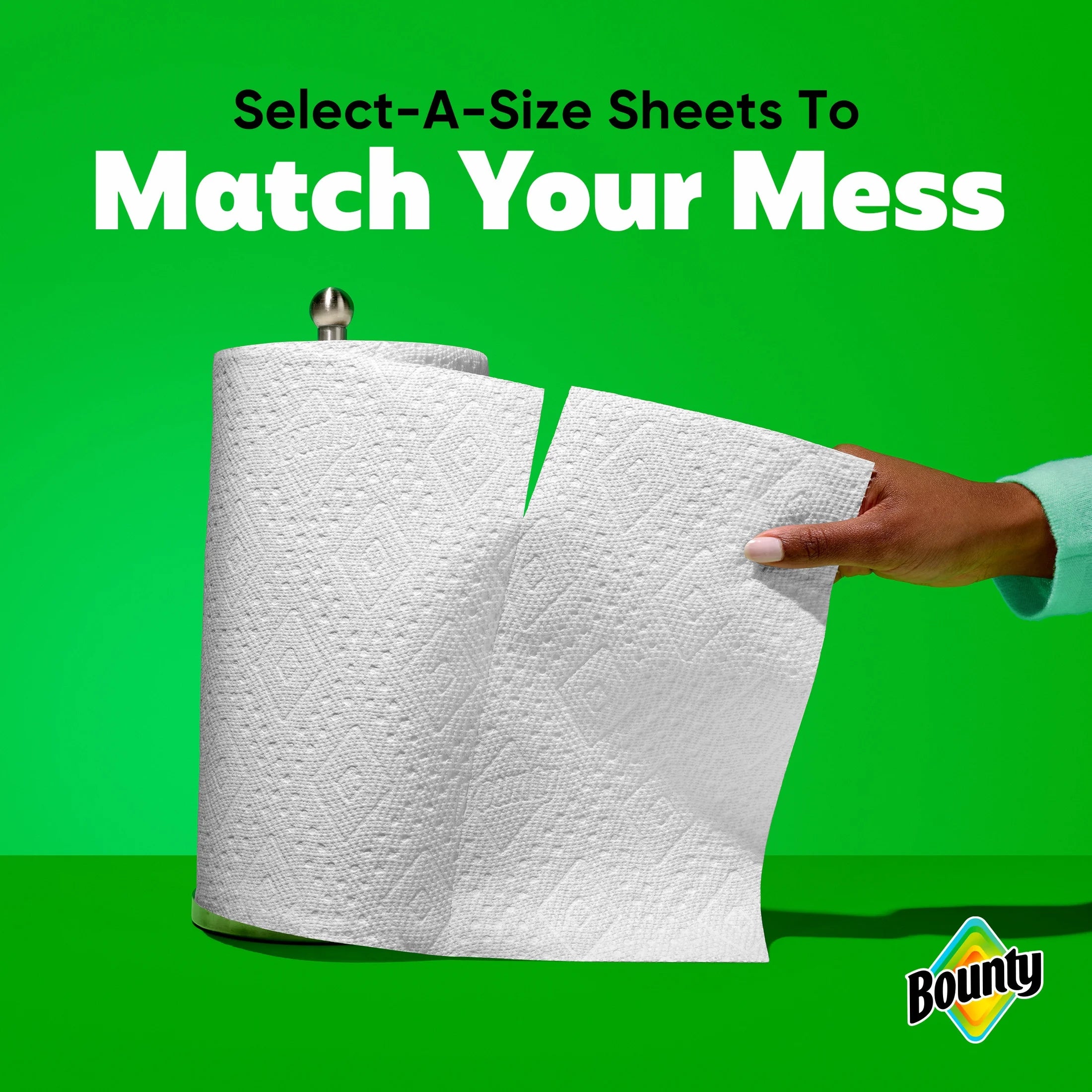 Paper Towels Select-A-Size White, 12 Double Rolls, 82 Sheets per Roll