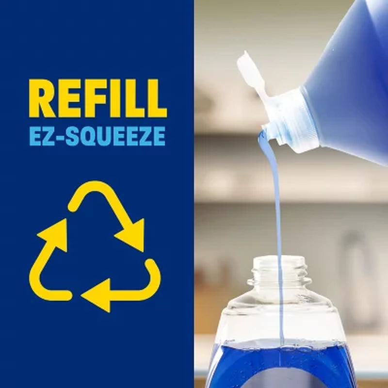 Dawn Platinum EZ- Squeeze Liquid Dish Soap, Lemon, 3 Ct., 61.5 Fl. Oz.
