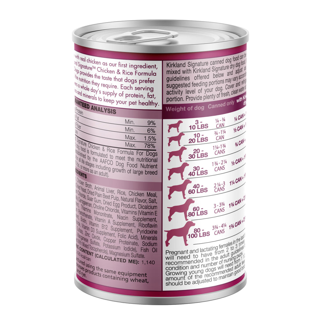 Canned Dog Food, 13.2 Oz, 24-Count