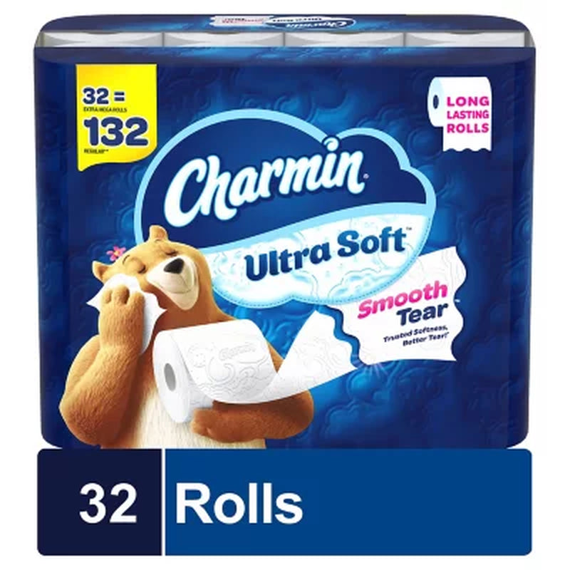 Charmin Ultra Soft 2-Ply Toilet Paper 32 Rolls, 231 Sheets/Roll