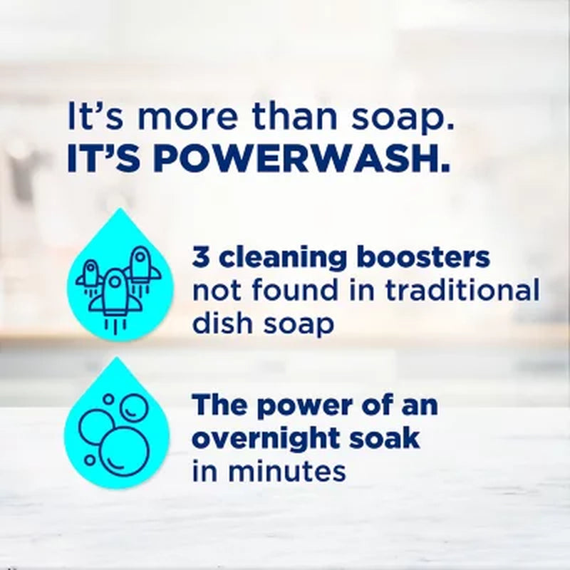 Dawn Platinum plus Powerwash Dish Spray Bottle Set, Fresh Scent, 1 Spray Bottle + 2 Refills, 64.5 Fl. Oz.