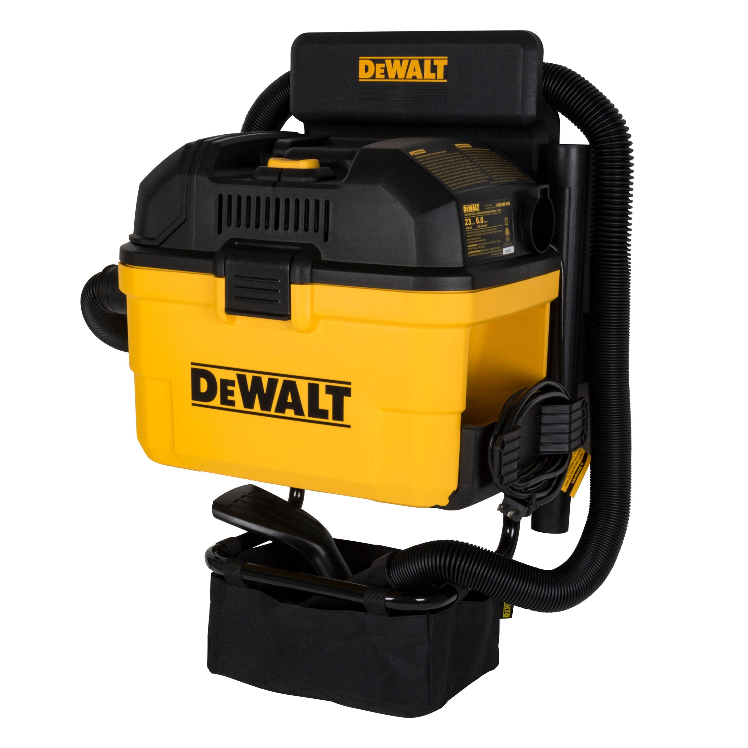 6 Gallon Portable Wall-Mount Wet/Dry Vacuum